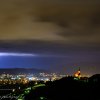 Pogled z Malečnika v smeri Maribora in dravske doline na nevihto 22.8.2020 Matej Štegar